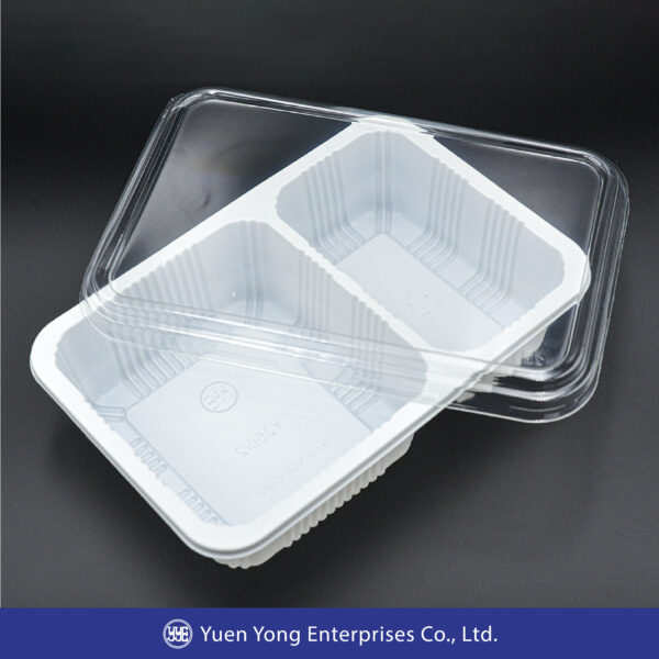 กล่องอาหาร PP 250G-2-สีขาว