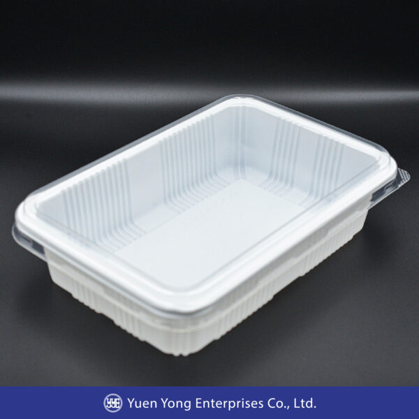 กล่องอาหาร PP 250G-สีขาว