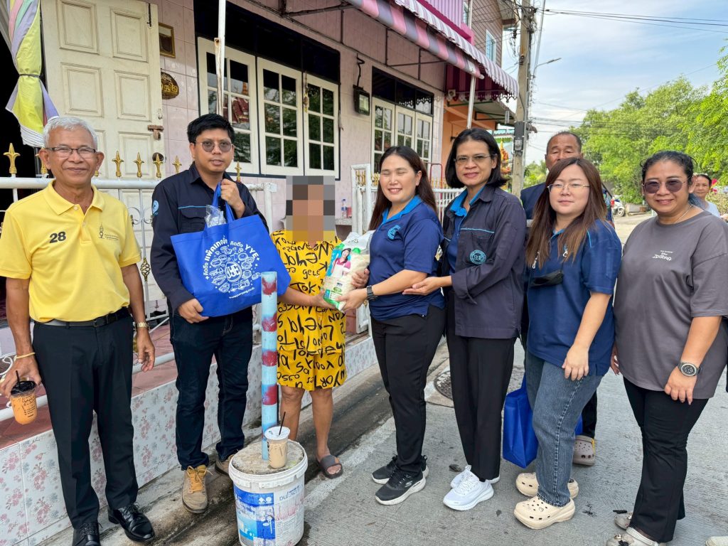 CSR บางปู มอบสิ่งของให้ผู้ป่วยติดเตียง